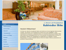 Tablet Screenshot of haus-rahlstedter-hoehe.de